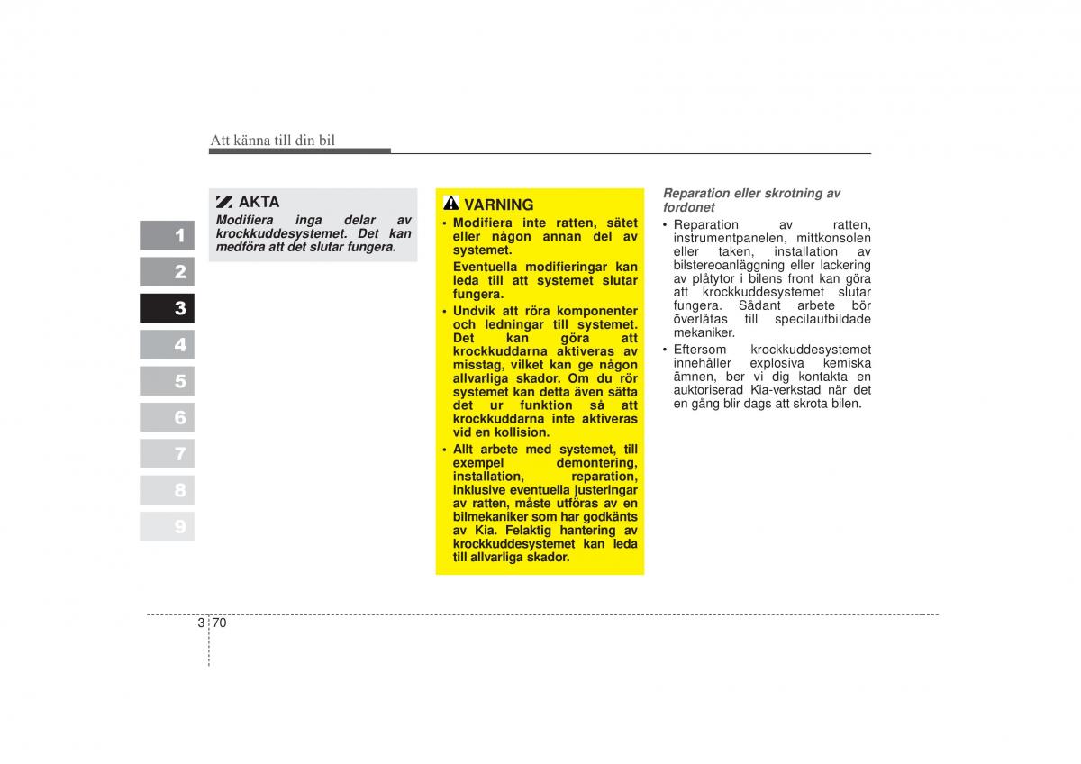 KIA Sportage II 2 instruktionsbok / page 86