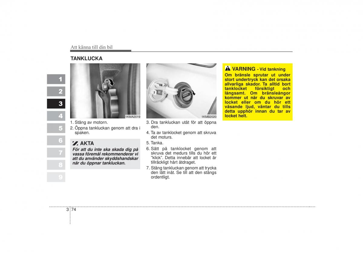 KIA Sportage II 2 instruktionsbok / page 90