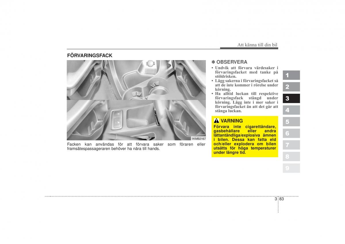 KIA Sportage II 2 instruktionsbok / page 99