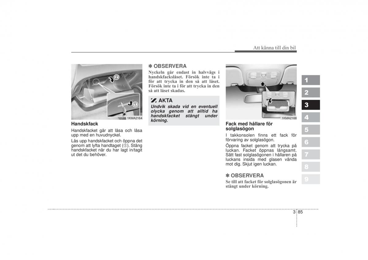 KIA Sportage II 2 instruktionsbok / page 101