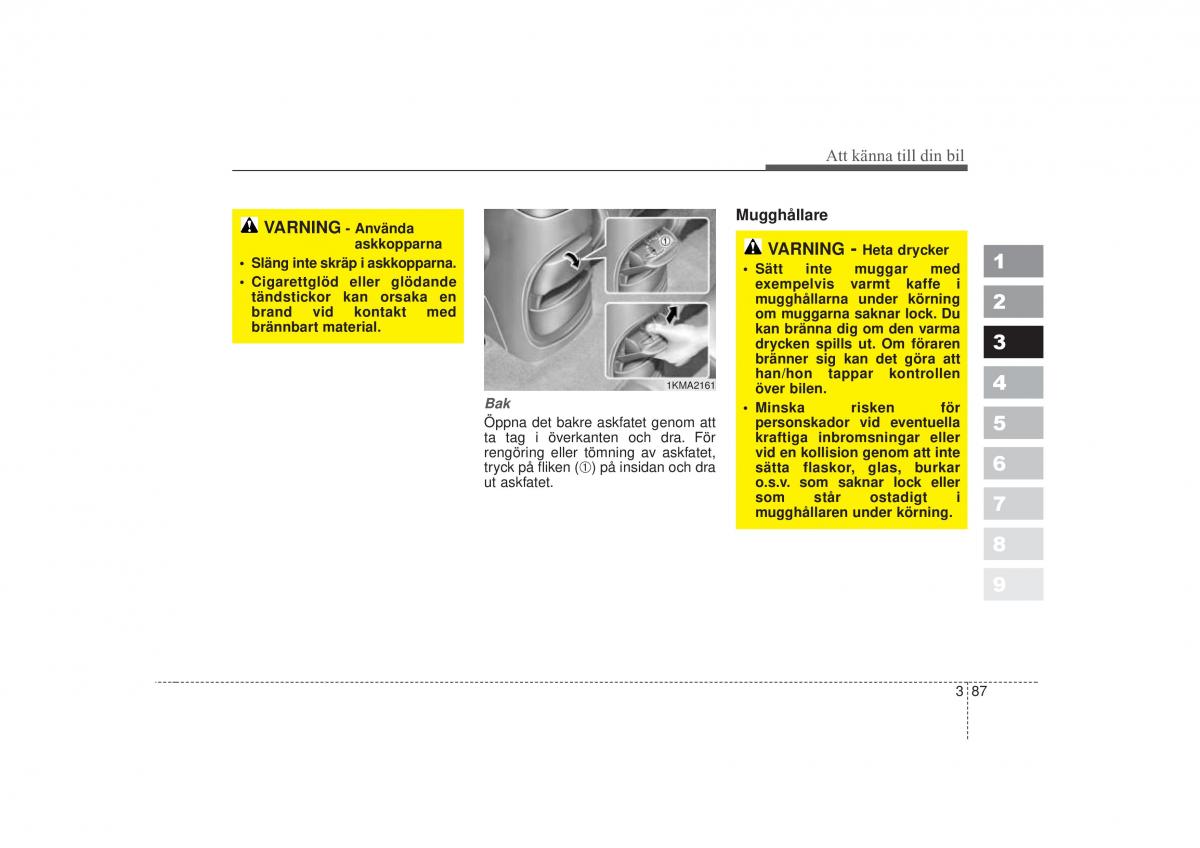 KIA Sportage II 2 instruktionsbok / page 103