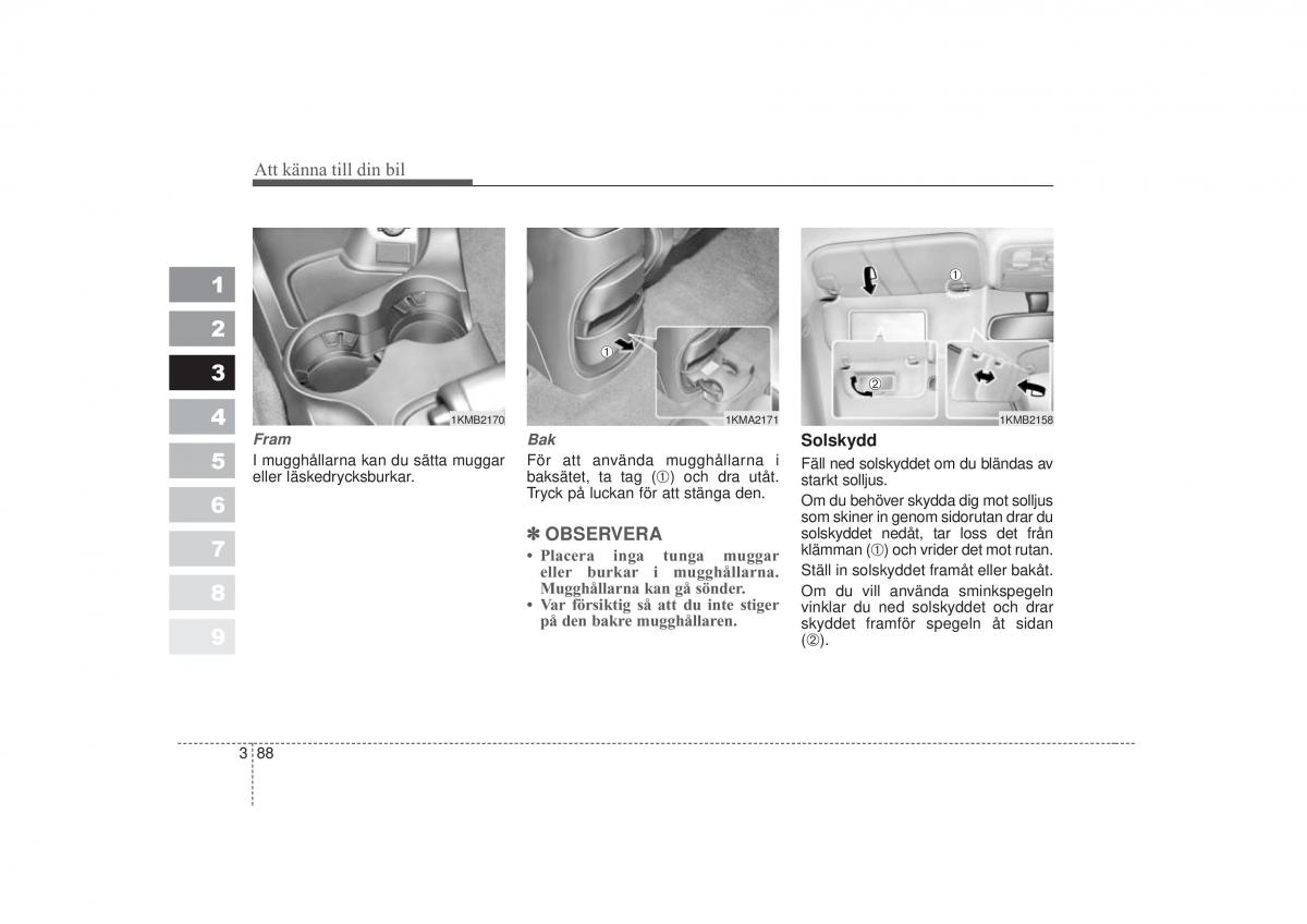 KIA Sportage II 2 instruktionsbok / page 104