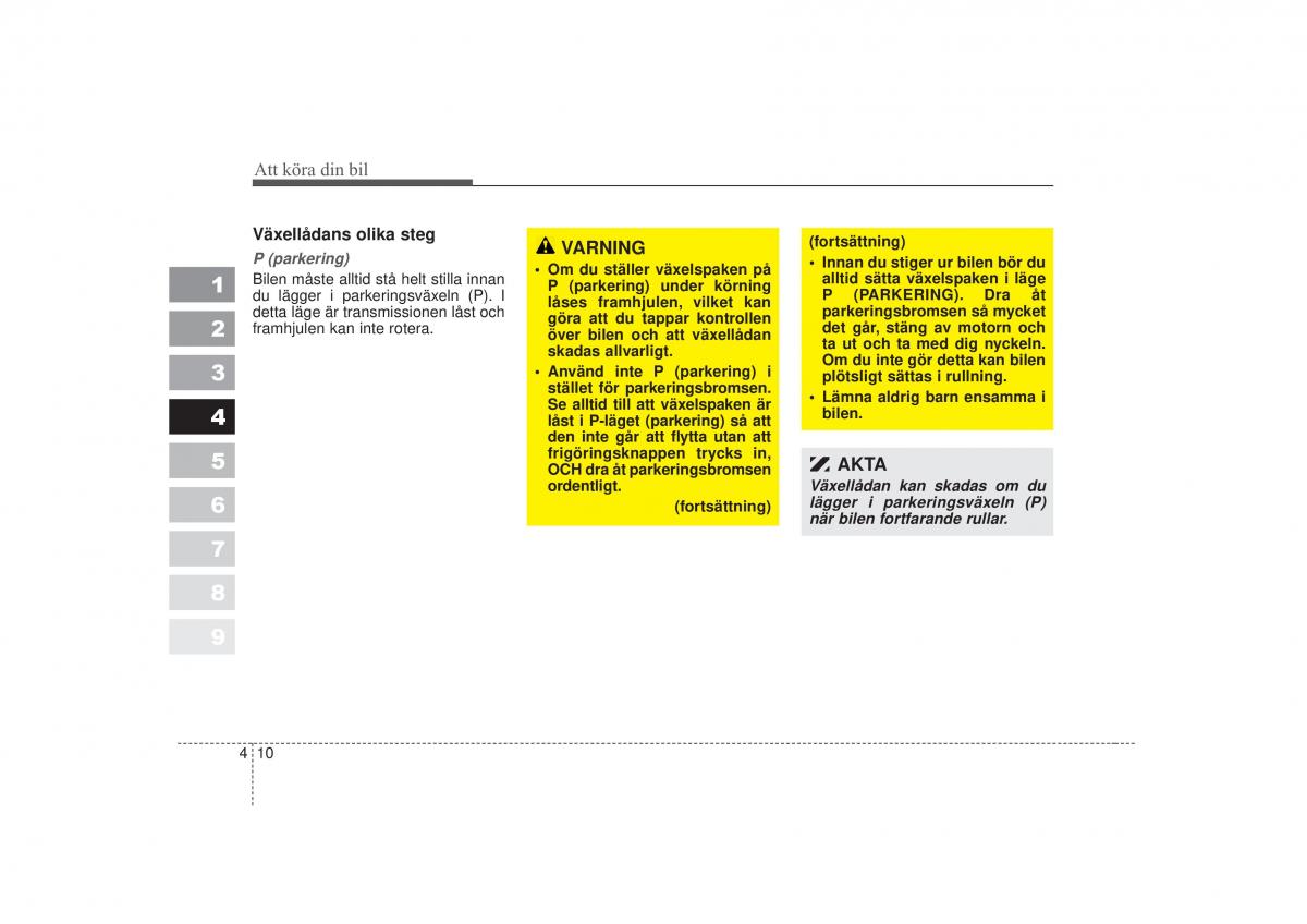 KIA Sportage II 2 instruktionsbok / page 127