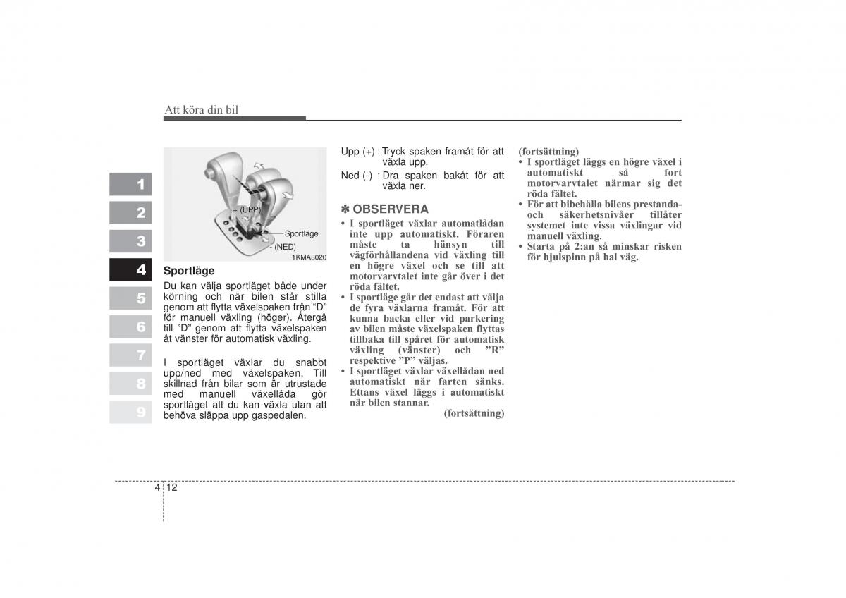 KIA Sportage II 2 instruktionsbok / page 129