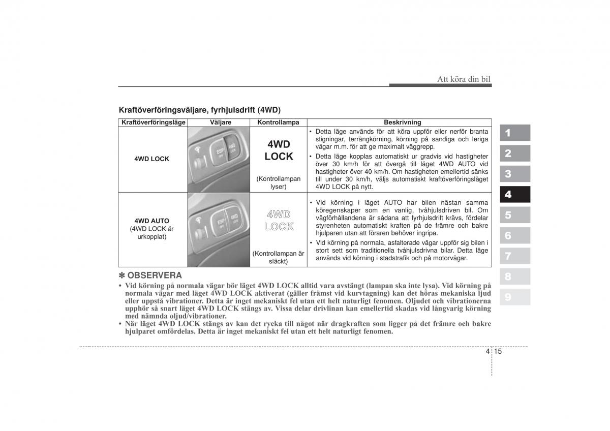 KIA Sportage II 2 instruktionsbok / page 132