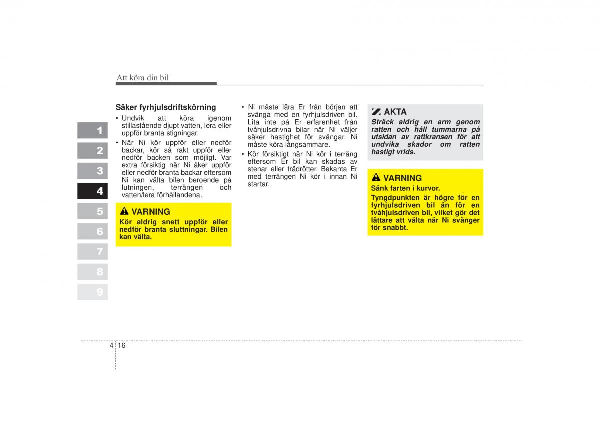 KIA Sportage II 2 instruktionsbok / page 133