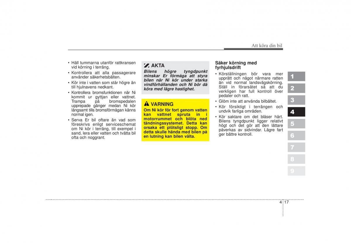 KIA Sportage II 2 instruktionsbok / page 134