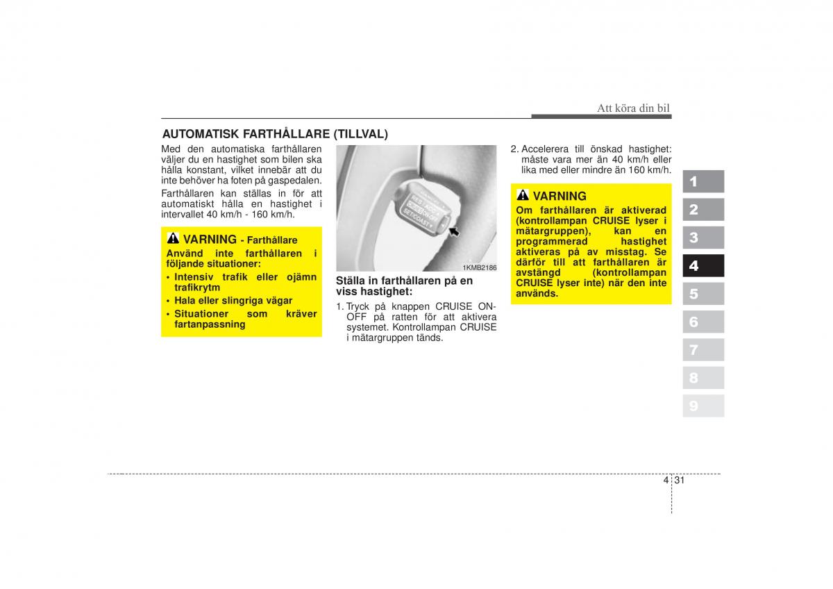 KIA Sportage II 2 instruktionsbok / page 148