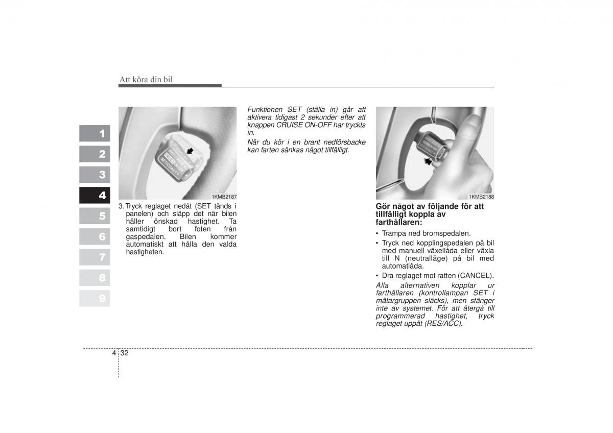 KIA Sportage II 2 instruktionsbok / page 149