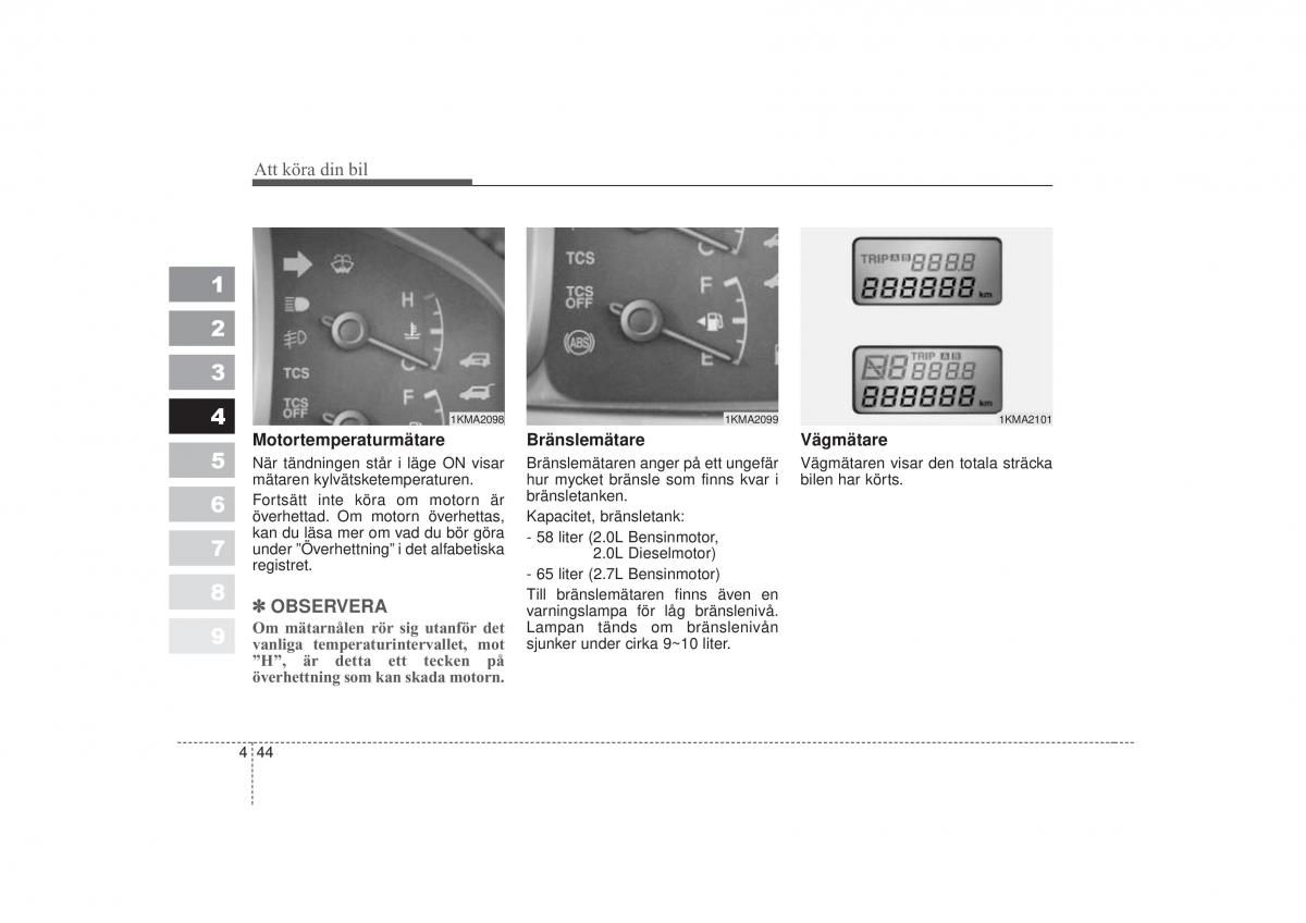 KIA Sportage II 2 instruktionsbok / page 161