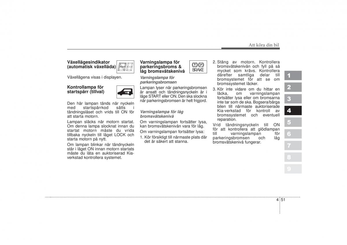 KIA Sportage II 2 instruktionsbok / page 168