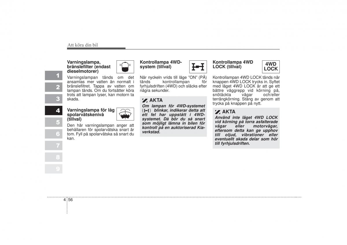 KIA Sportage II 2 instruktionsbok / page 173