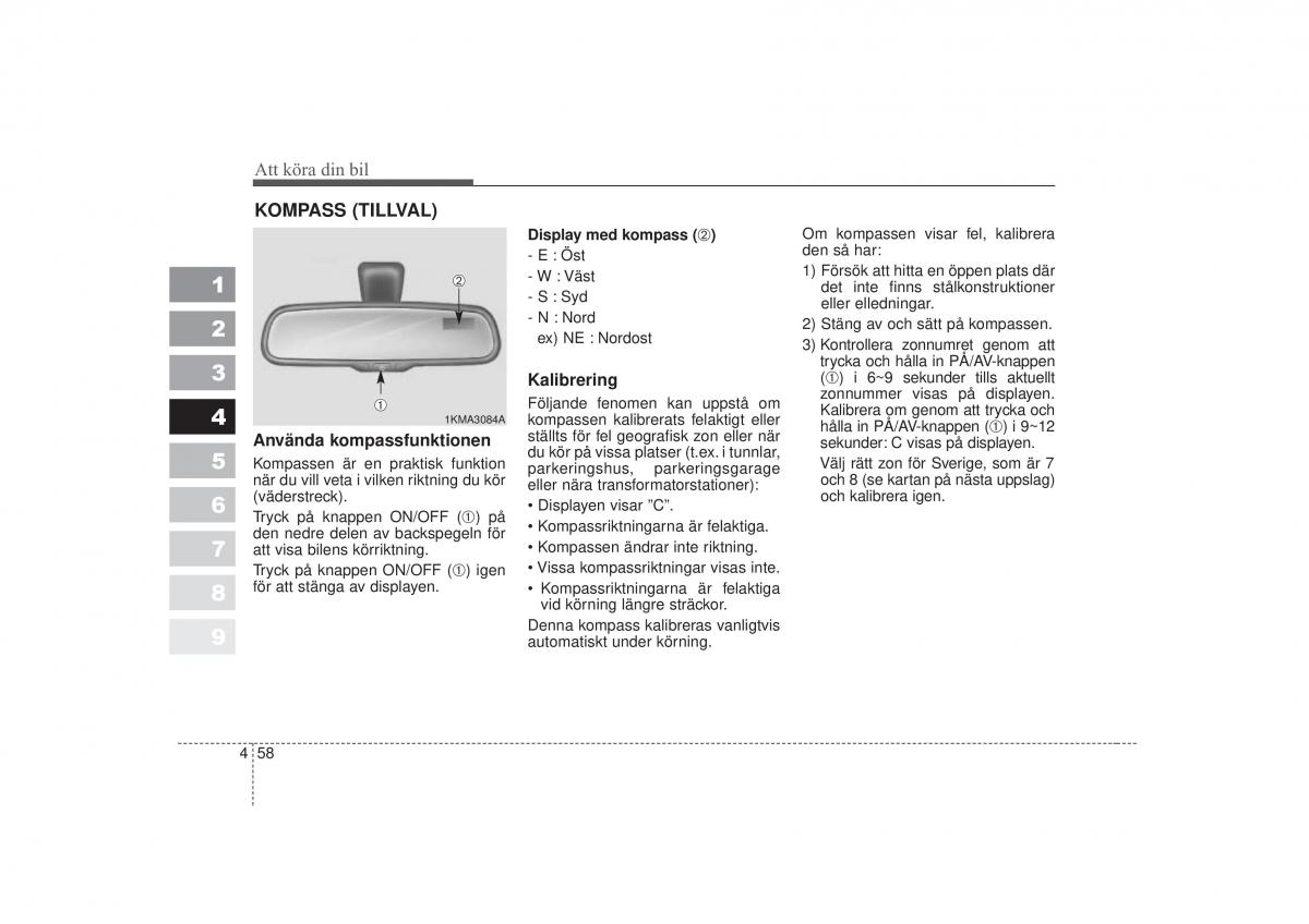 KIA Sportage II 2 instruktionsbok / page 175