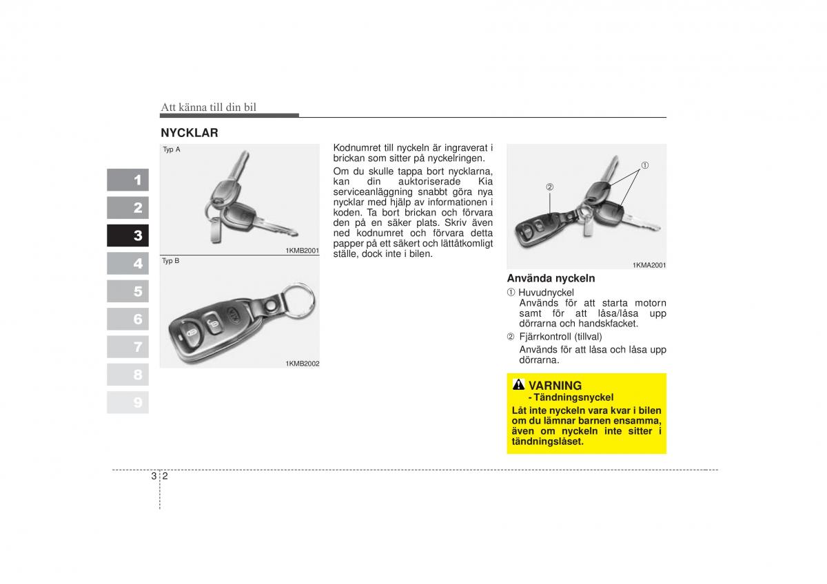 KIA Sportage II 2 instruktionsbok / page 18