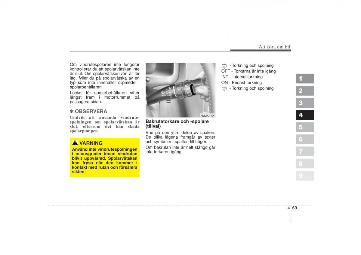 KIA Sportage II 2 instruktionsbok / page 186