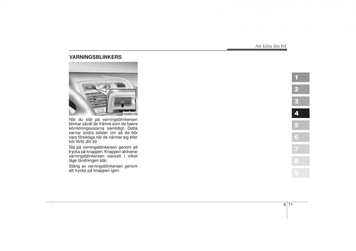 KIA Sportage II 2 instruktionsbok / page 188