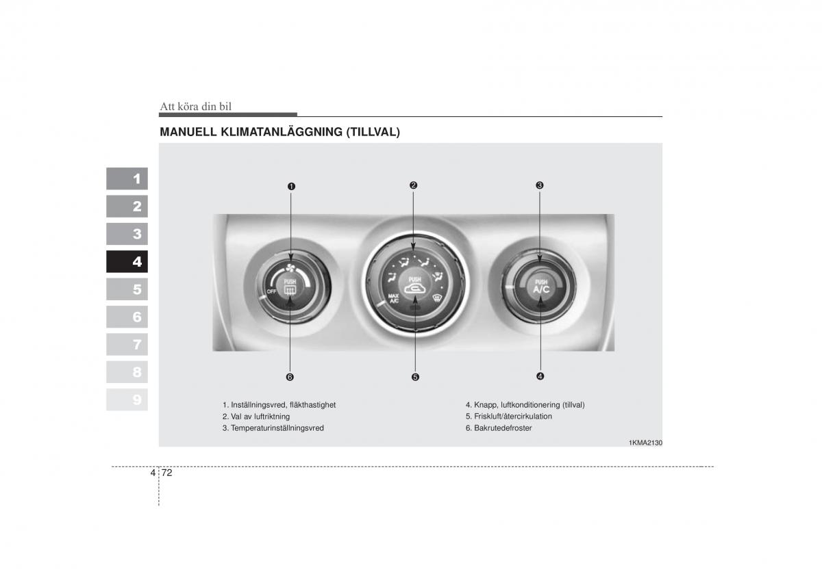 KIA Sportage II 2 instruktionsbok / page 189