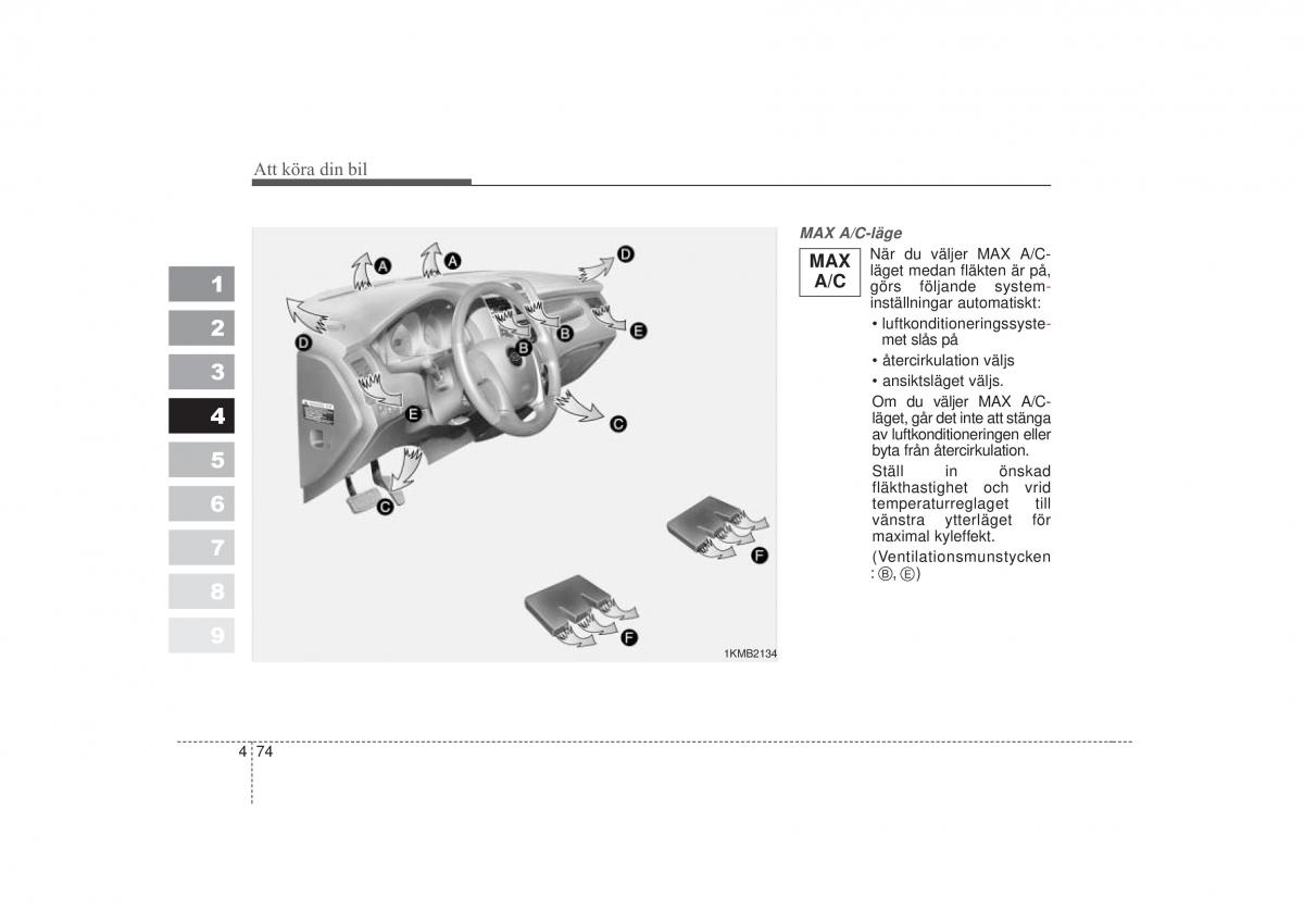 KIA Sportage II 2 instruktionsbok / page 191