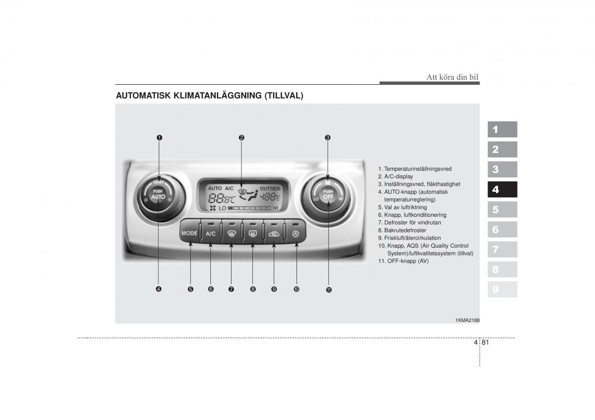 KIA Sportage II 2 instruktionsbok / page 198