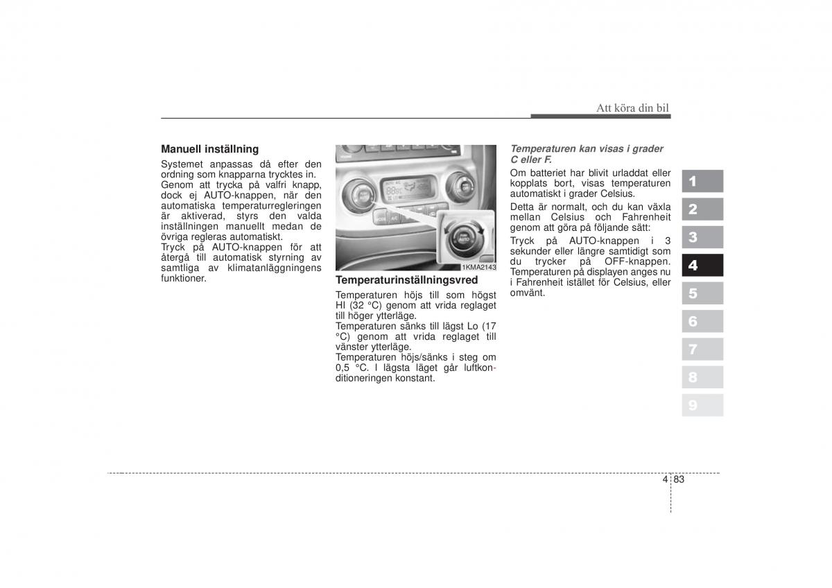 KIA Sportage II 2 instruktionsbok / page 200