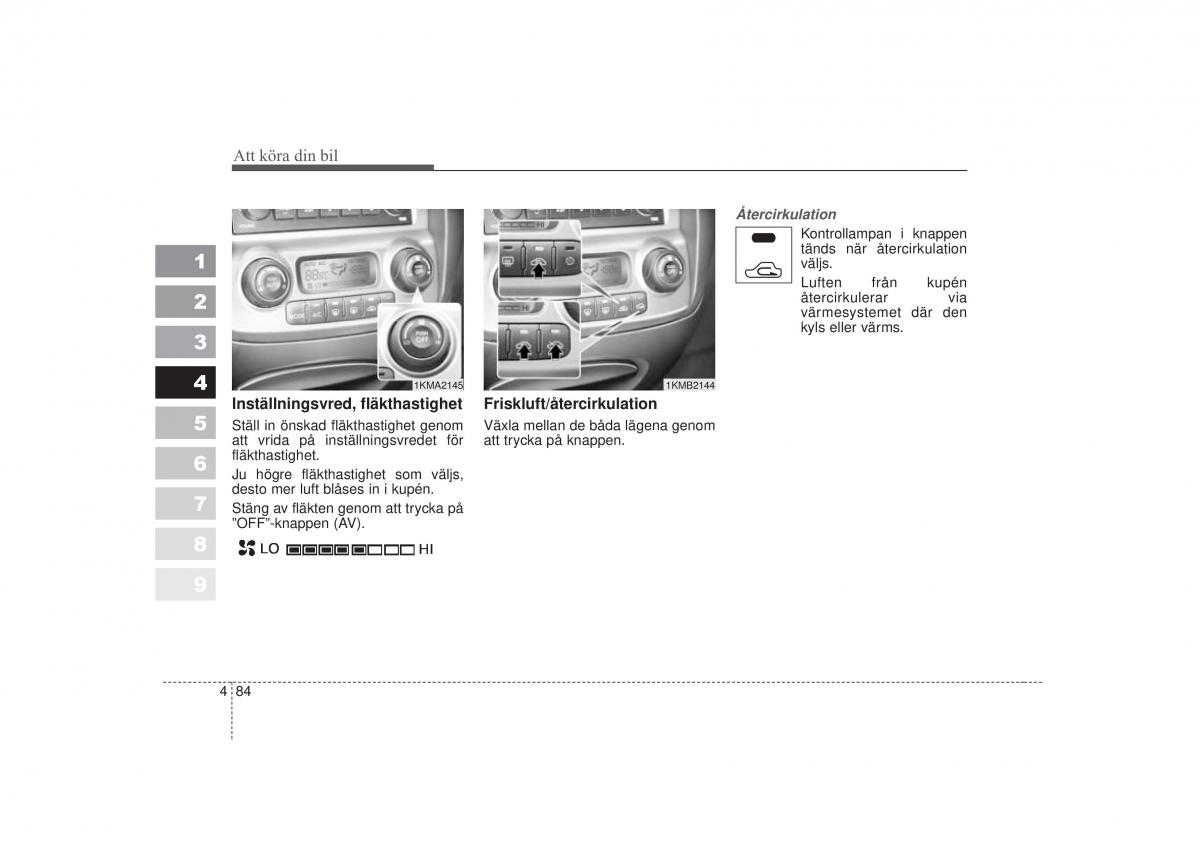 KIA Sportage II 2 instruktionsbok / page 201