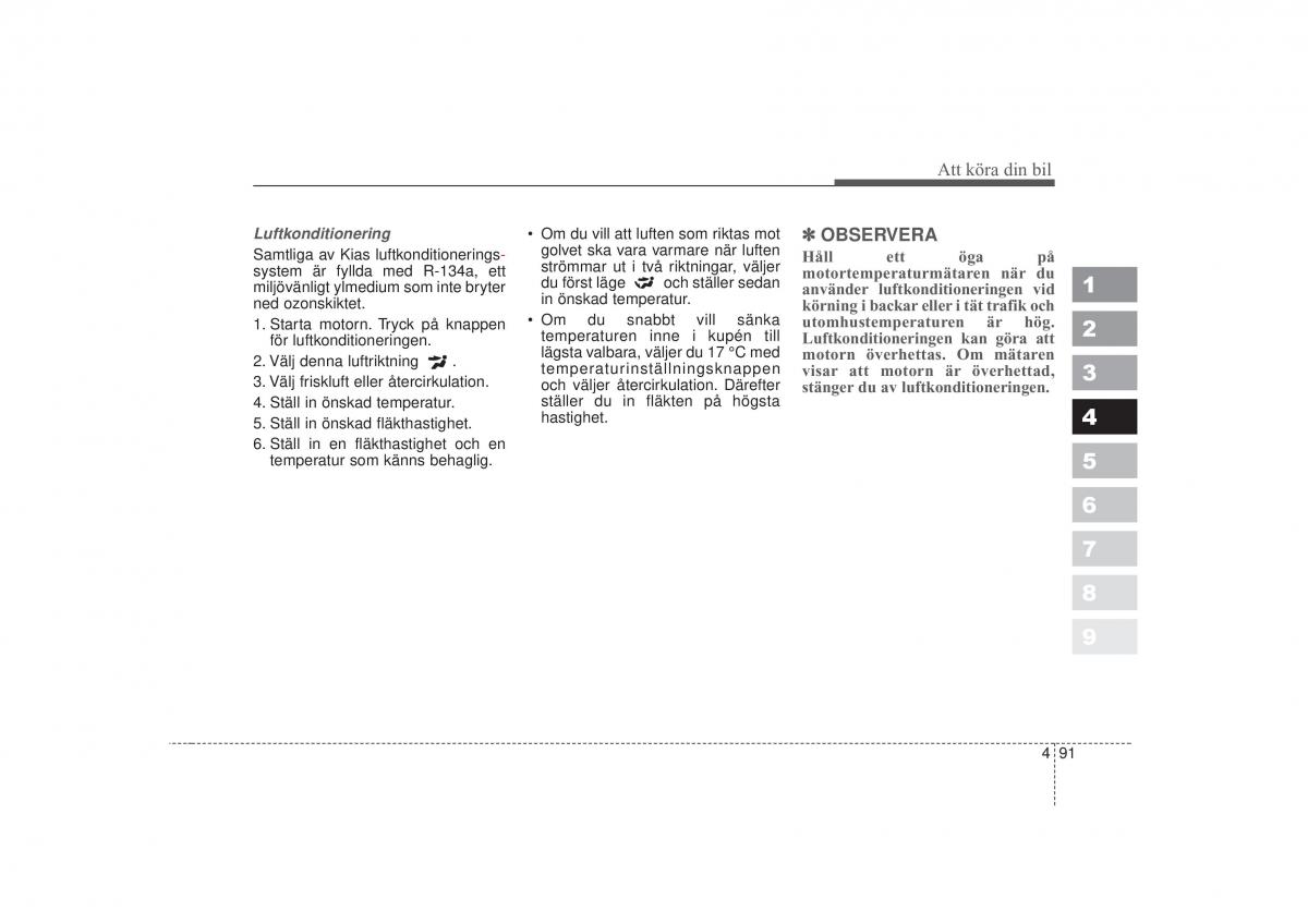 KIA Sportage II 2 instruktionsbok / page 208