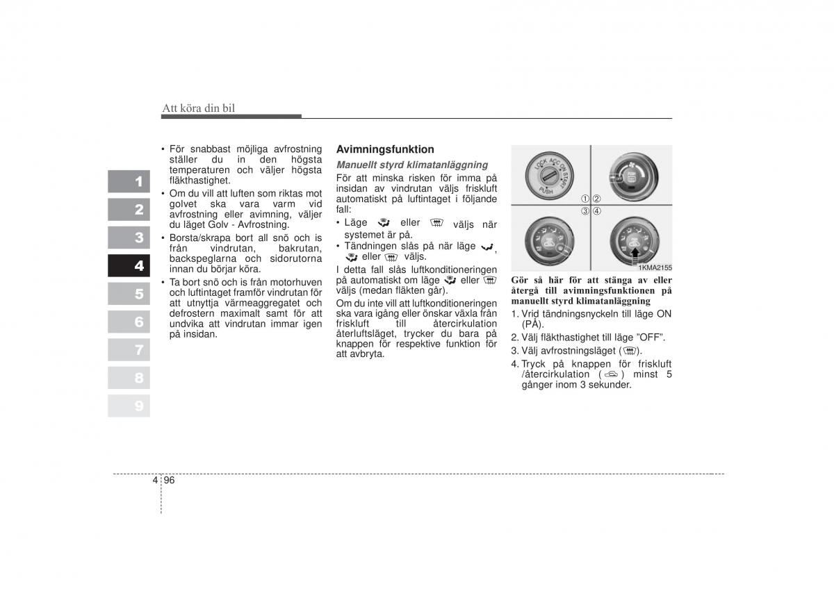 KIA Sportage II 2 instruktionsbok / page 213