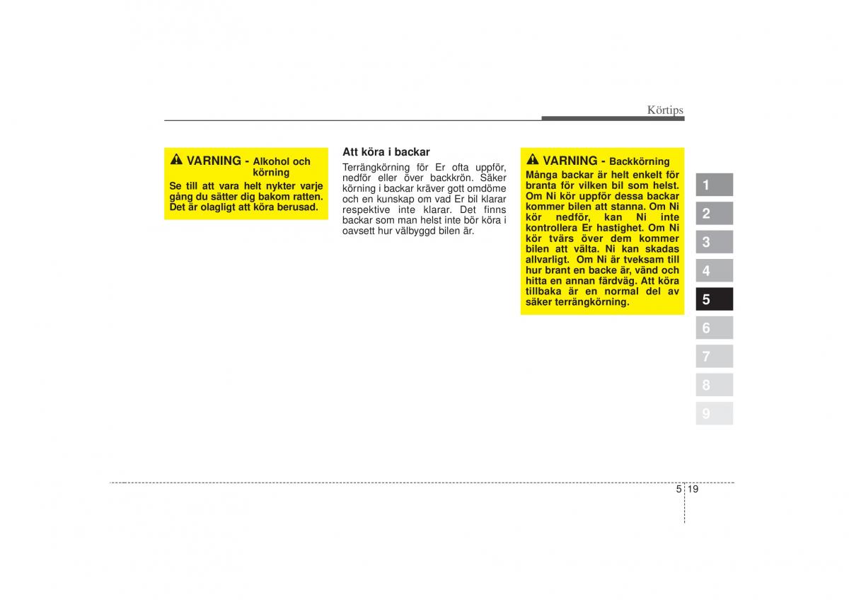 KIA Sportage II 2 instruktionsbok / page 234