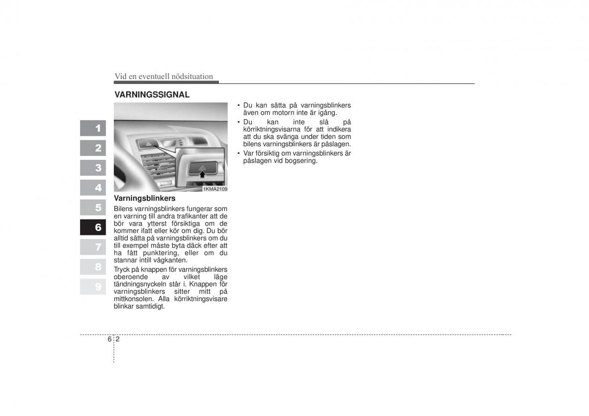 KIA Sportage II 2 instruktionsbok / page 258