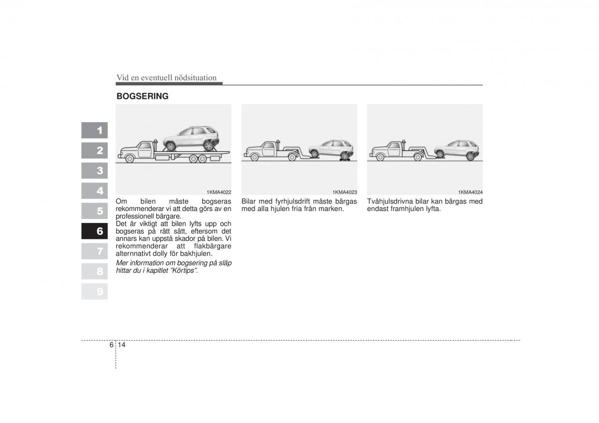 KIA Sportage II 2 instruktionsbok / page 270