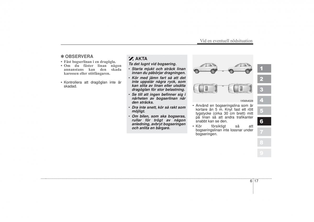 KIA Sportage II 2 instruktionsbok / page 273