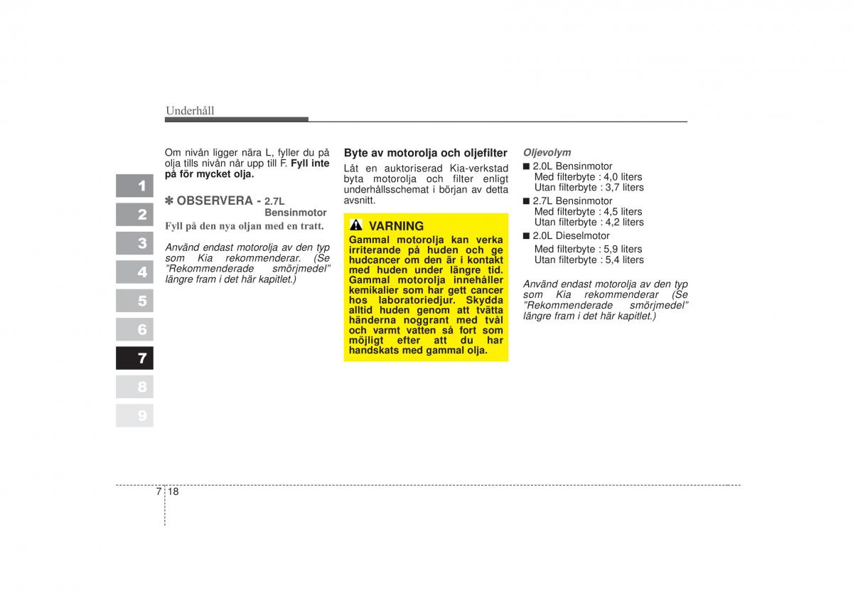 KIA Sportage II 2 instruktionsbok / page 299