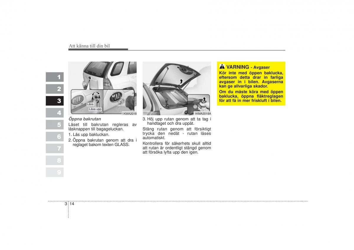 KIA Sportage II 2 instruktionsbok / page 30