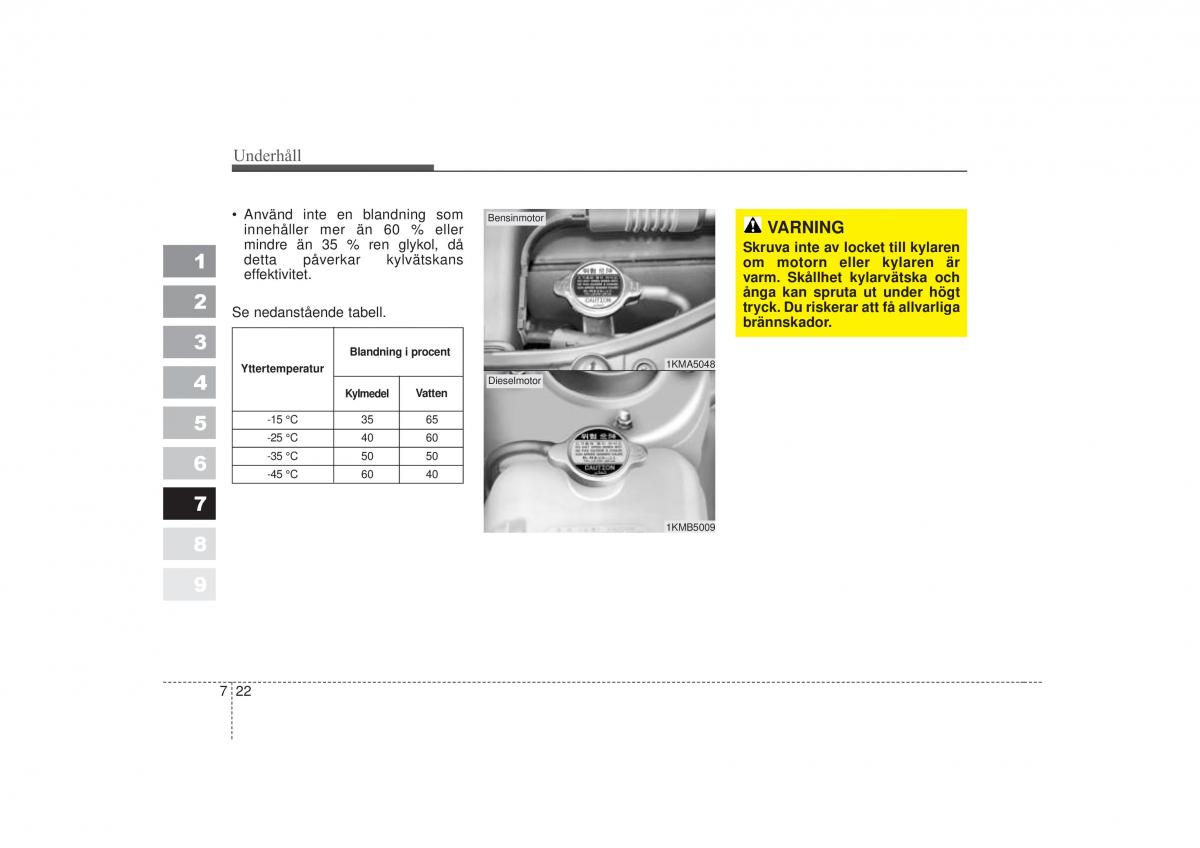 KIA Sportage II 2 instruktionsbok / page 303