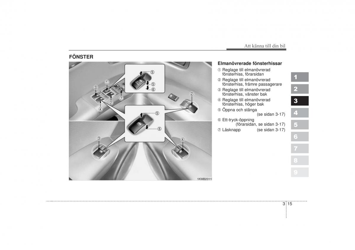 KIA Sportage II 2 instruktionsbok / page 31