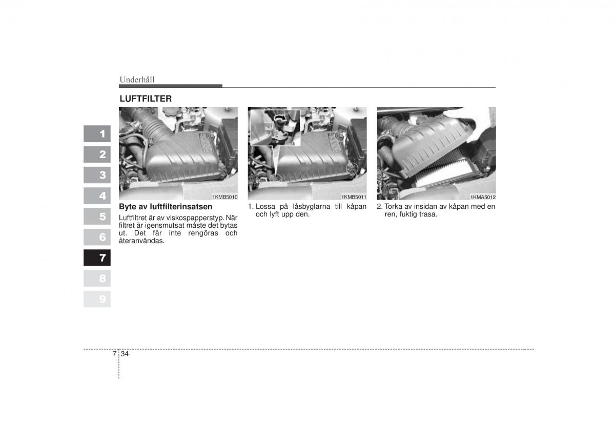 KIA Sportage II 2 instruktionsbok / page 315