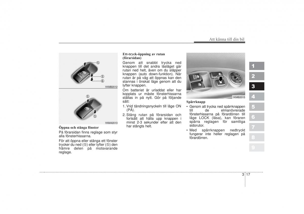 KIA Sportage II 2 instruktionsbok / page 33