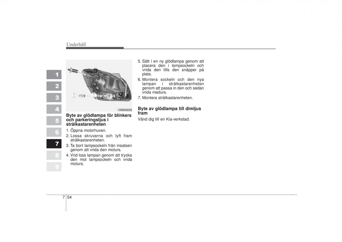 KIA Sportage II 2 instruktionsbok / page 335