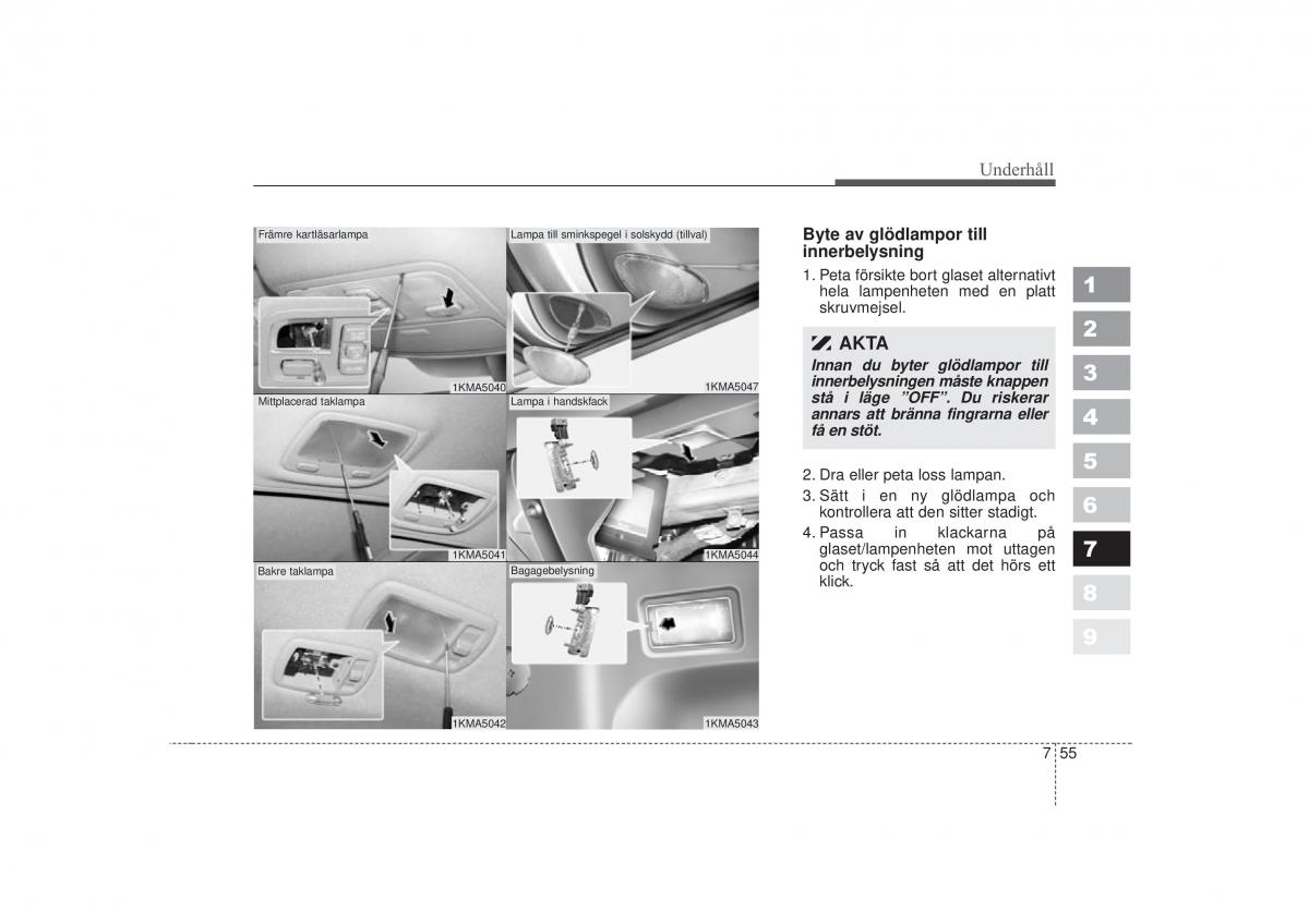 KIA Sportage II 2 instruktionsbok / page 336