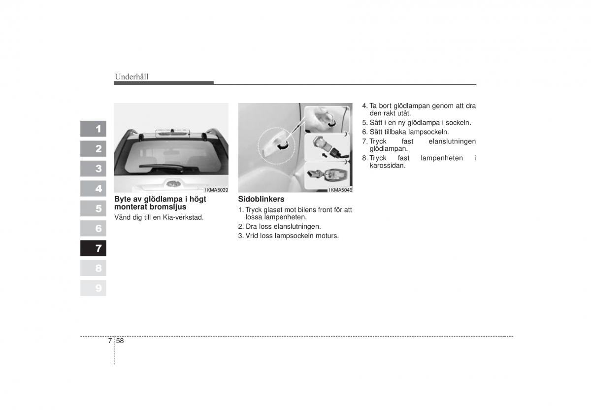 KIA Sportage II 2 instruktionsbok / page 339