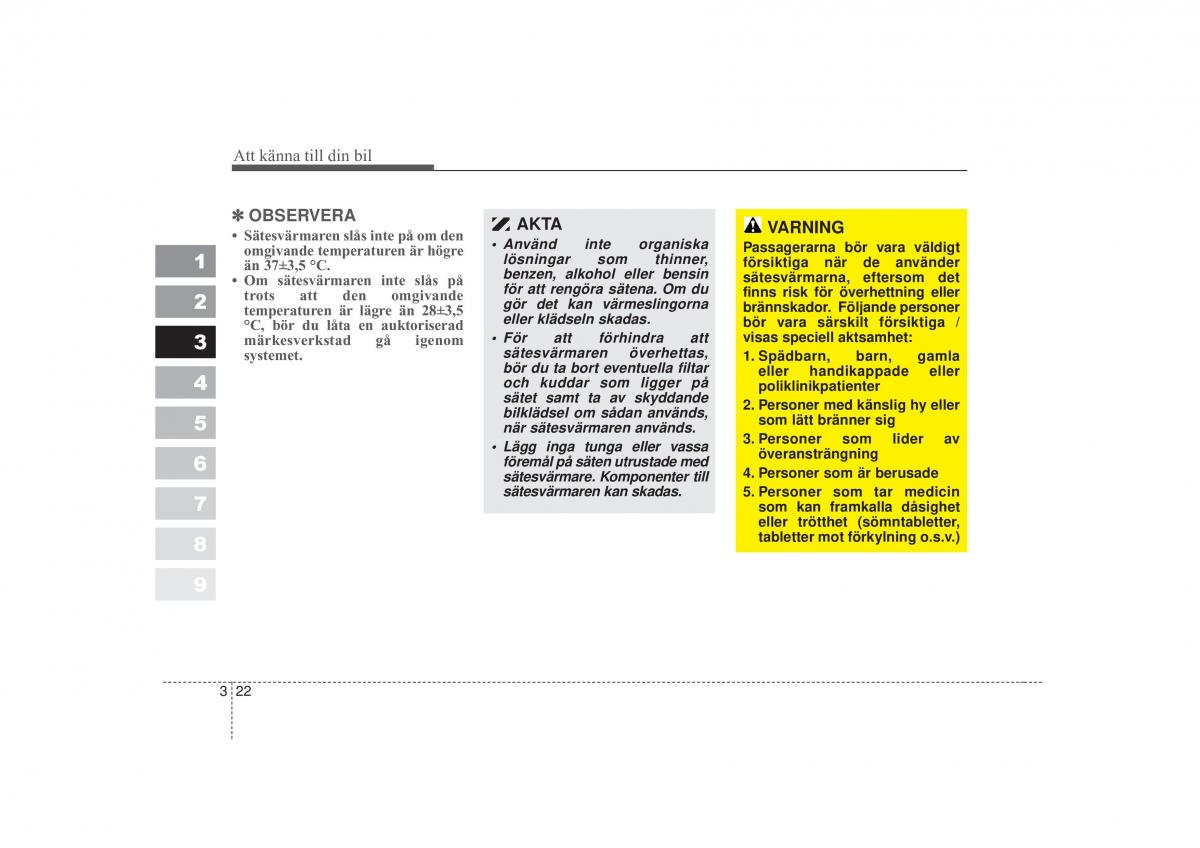 KIA Sportage II 2 instruktionsbok / page 38