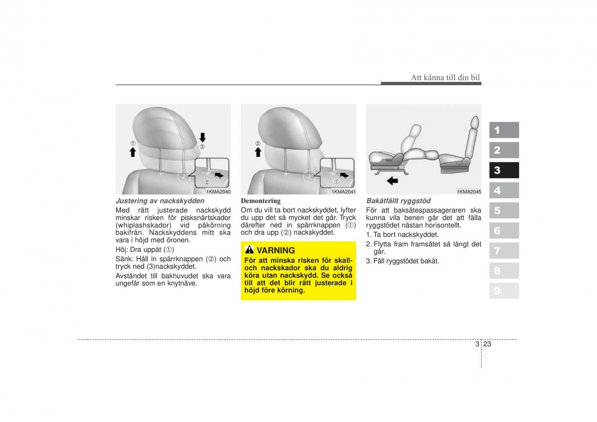 KIA Sportage II 2 instruktionsbok / page 39