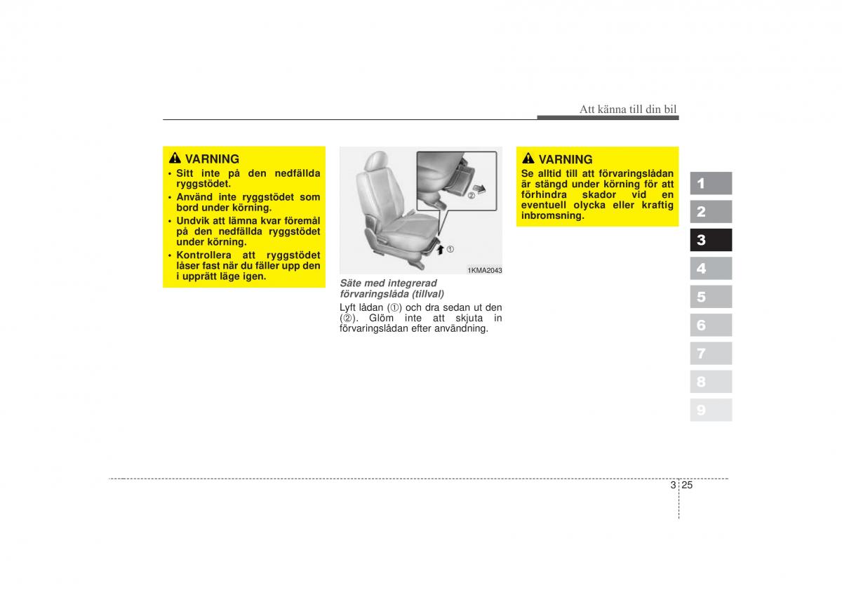 KIA Sportage II 2 instruktionsbok / page 41