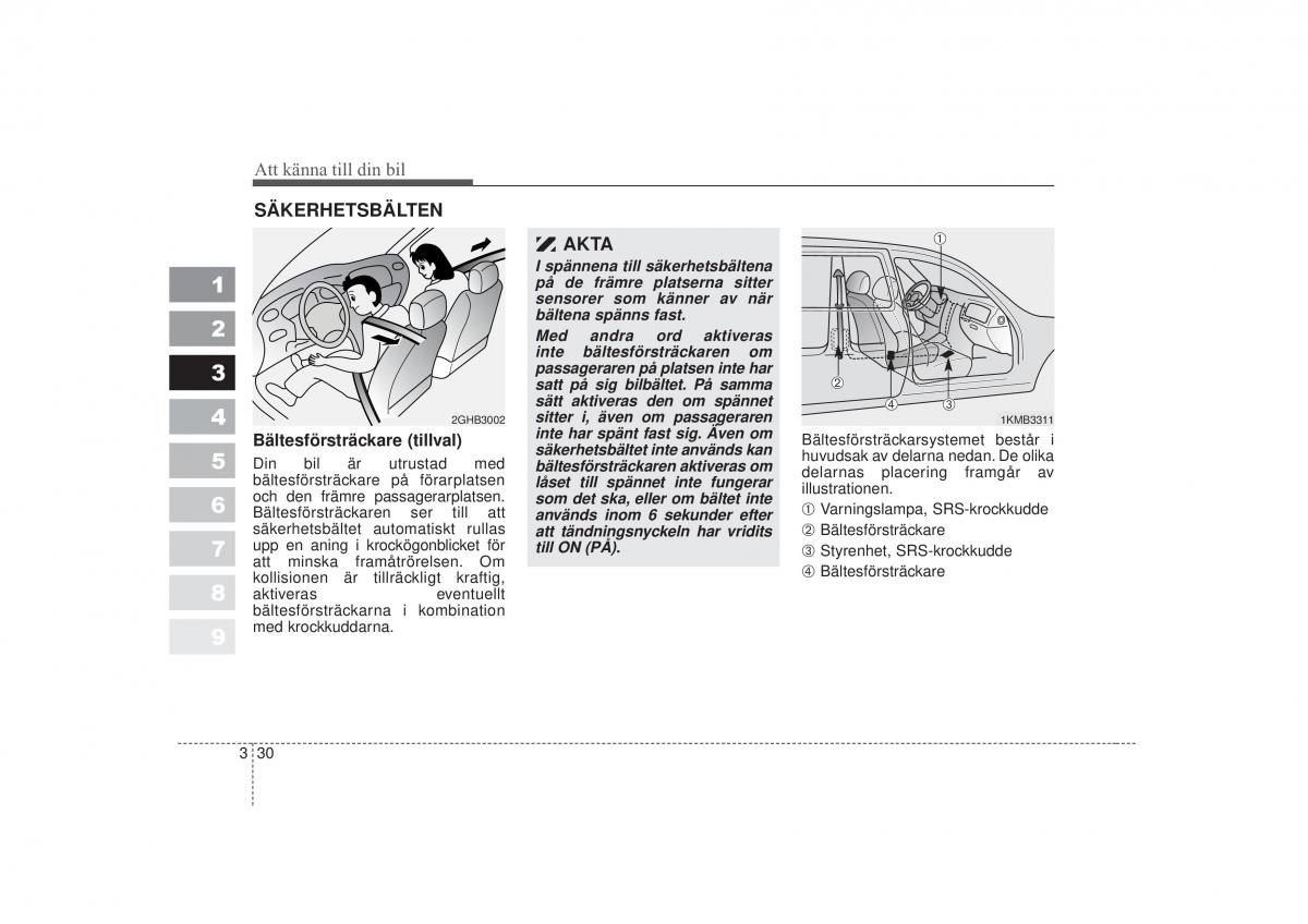 KIA Sportage II 2 instruktionsbok / page 46