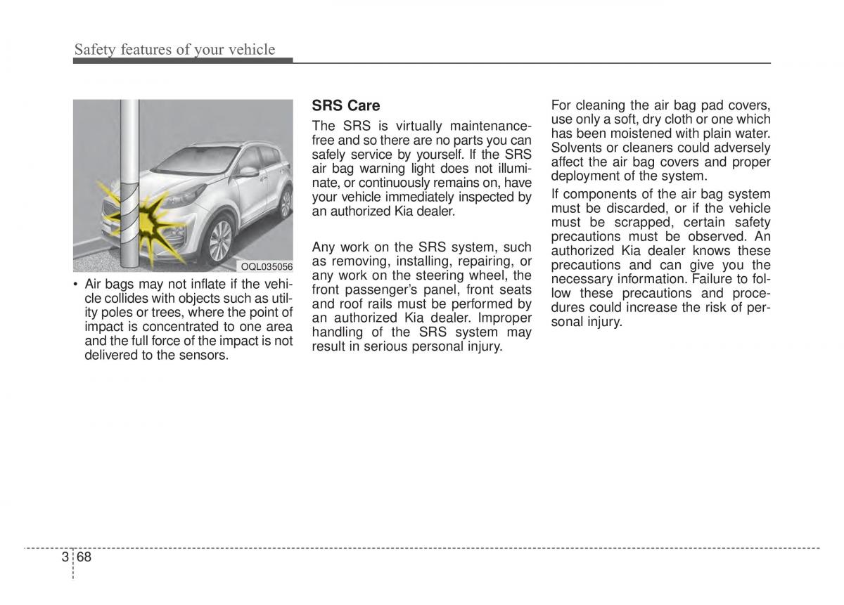 KIA Sportage IV 4 owners manual / page 84