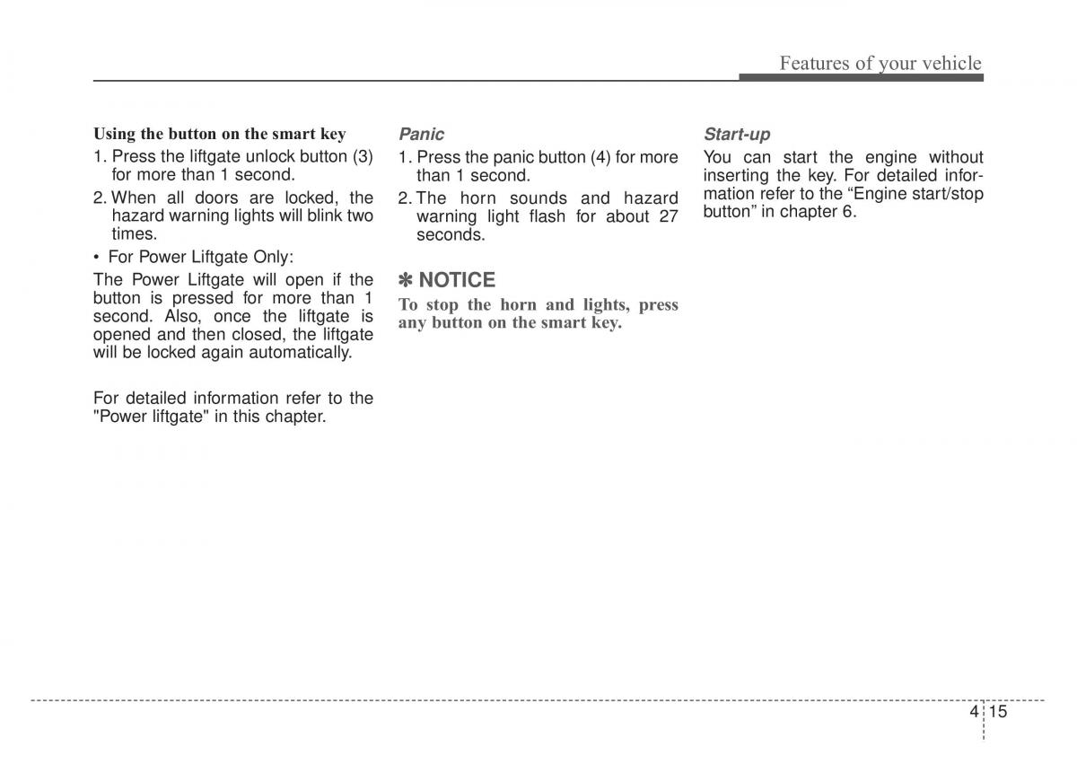 KIA Sportage IV 4 owners manual / page 100