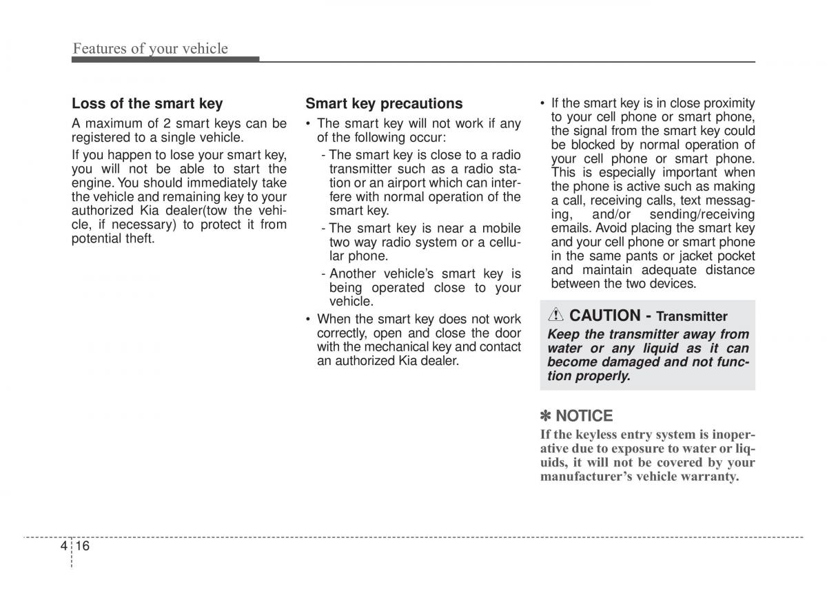 KIA Sportage IV 4 owners manual / page 101