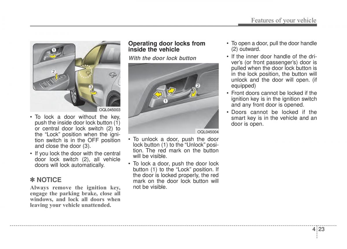 KIA Sportage IV 4 owners manual / page 108