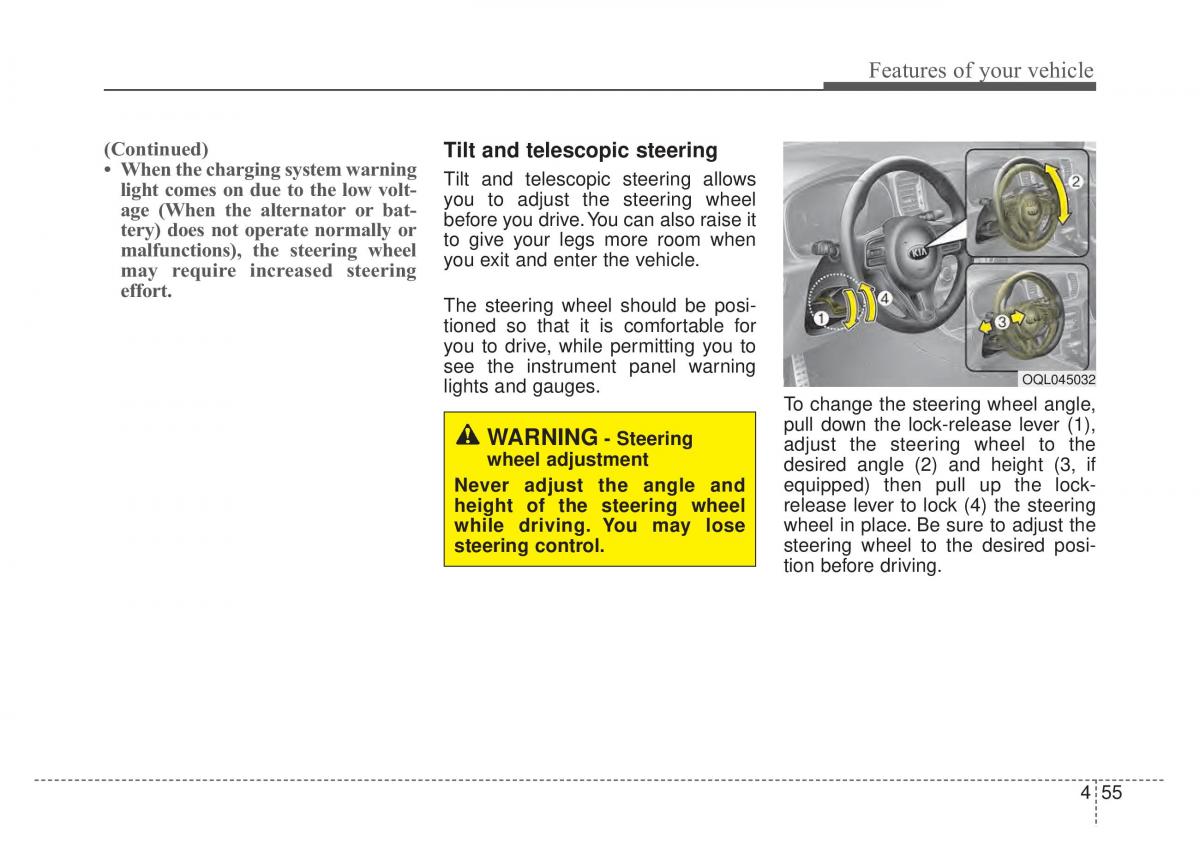 KIA Sportage IV 4 owners manual / page 140