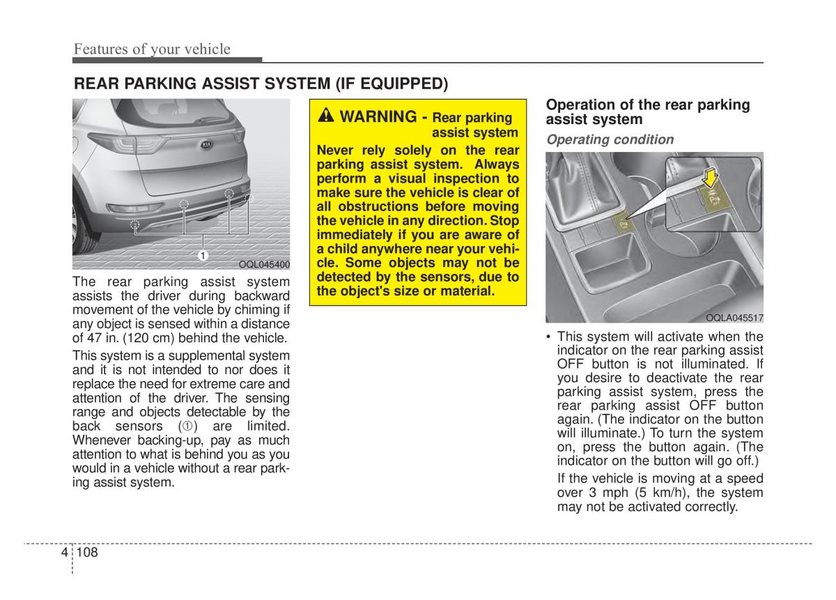 KIA Sportage IV 4 owners manual / page 193